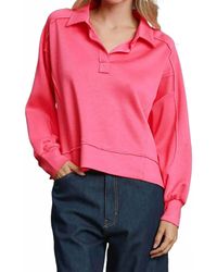 Umgee - Luxeknit Pullover Top - Lyst