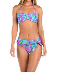 Sunshine 79 - Swirltopia Twisted Bandeau Swim Top - Lyst