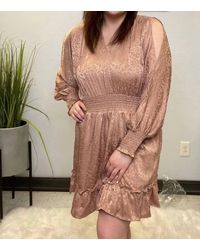 Kori - Satin Cheetah Dress - Lyst