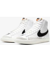 Nike - Blazer Mid '77 Cz1055-100 Sail Black Basketball Shoes Moo232 - Lyst