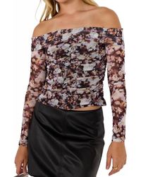 MINKPINK - Audrey Mesh Top - Lyst