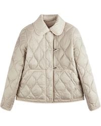 Fay - Quilted Short Coat With Toggle Closures - Lyst