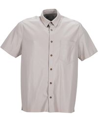 Nanushka - Short Sleeve Button-Down Shirt - Lyst