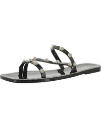 Steve Madden - Nonii Embellished Slip-on Slide Sandals - Lyst