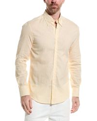 Brunello Cucinelli - Slim Fit Linen-blend Shirt - Lyst