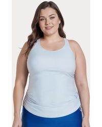 Calypsa - Plus Maya Tankini Swim Top With Built-In Bra - Lyst