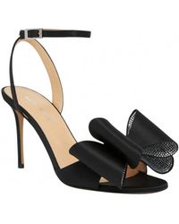 Mach & Mach - Satin Le Cadeau Sandals With Double Bow - Lyst