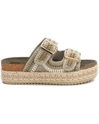 Xti - Refresh Cork Footbed Crochet Sandals By - Lyst