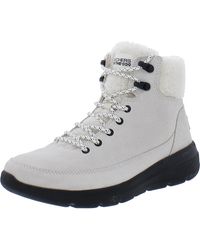 Skechers - Glacial Ultra - Wood Suede Faux Fur Lined Winter & Snow Boots - Lyst