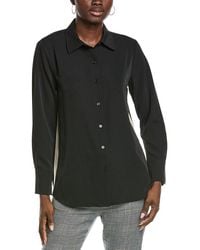 Kenneth Cole - Oversized Button Front Shirt - Lyst