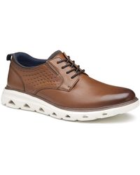 Johnston & Murphy - Jenkins Leather Plain Toe Dress Casual Lace-Up Shoe - Lyst