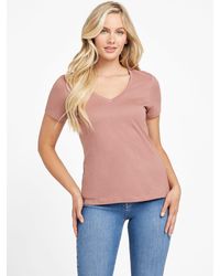 Guess Factory - Eco Finny V-neck Tee - Lyst
