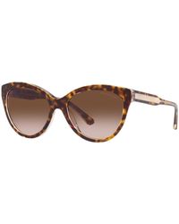 Michael Kors - Makena 55mm Dark Tortoise Sunglasses Mk2158-310213-55 - Lyst