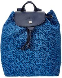 Longchamp - Le Pliage Nylon & Leather Backpack - Lyst