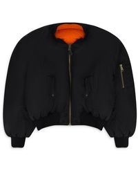 PROJECT G/R - Reversible Puffer Bomber Jacket - Lyst