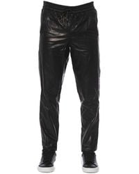 Trussardi - Lamb Leather Jeans & Pants - Lyst