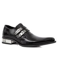New Rock - Leather Buckled Newman Shoes- M-2246-S14 - Lyst