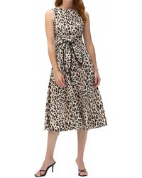 Joseph Ribkoff - Animal Print Fit And Flare Dress - Lyst