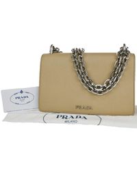 Prada - Saffiano Leather Shoulder Bag (pre-owned) - Lyst