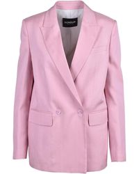 Dondup - Double-Breasted Viscose Jacket - Lyst