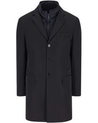 Fay - Double Breasted Coat - Lyst