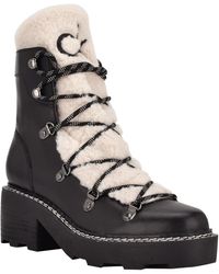 Calvin Klein - Alaina Faux Fur Lined Cold Weather Winter & Snow Boots - Lyst