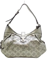 Mahina leather handbag Louis Vuitton White in Leather - 23248724