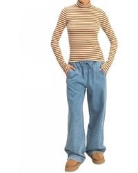 Bluivy - Striped Turtle Neck Sweater - Lyst