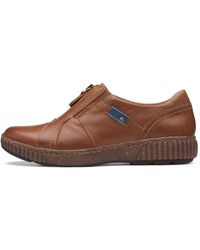 Clarks - Magnolia Zip Leather Lifestyle Casual And Fashion Sneakers - Lyst
