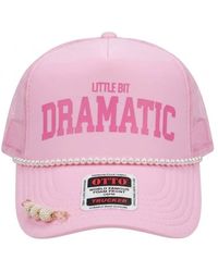 Otto - Little Bit Dramatic Trucker Hat - Lyst
