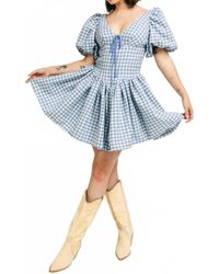SOFIA The Label - Blair Houndstooth Mini Dress - Lyst