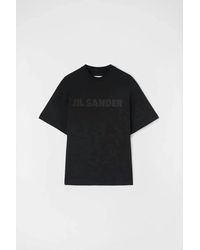 Jil Sander - Short Sleeve Logo Tee - Lyst