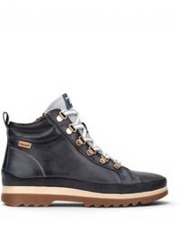 Pikolinos - Leather Trainers Sneaker Winter Lace-Up Boots - Lyst