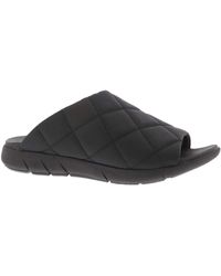 BEARPAW - Aubrey Quilted Slip On Slide Sandals - Lyst
