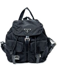 Prada - Small Double Pocket Backpack - Lyst