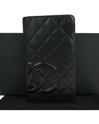 Chanel - Cc Leather Wallet (pre-owned) - Lyst