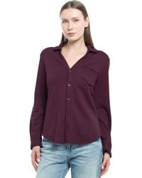 Wilt - Button Front Sweatshirt - Lyst