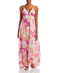 Tiare Hawaii - Gracie Crinkled Long Maxi Dress - Lyst