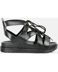 LONDON RAG - Voopret Tie-Up Flat Sandals - Lyst