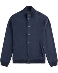 Fay - Bomber Ribbed Detail Jacket - Lyst