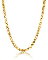 Adornia 14k Gold Vermeil Cuban Link 