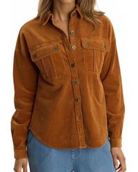 XCVI - Smithson Corduroy Shacket - Lyst