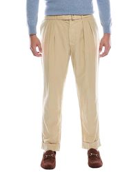 Officine Generale - Officine Generale Pierre Garment-dyed Linen-blend Pant - Lyst