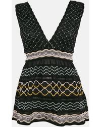 Missoni - Patterned Knit Sleeveless Top - Lyst