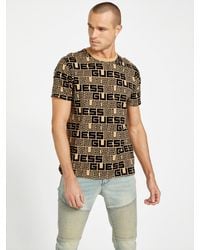 Guess - Doyd Logo Printed Tee - Lyst