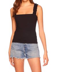 Susana Monaco - Ruffle Strap Top - Lyst