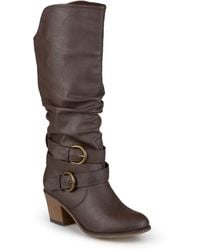 Journee Collection - Collection Wide Calf Late Boot - Lyst