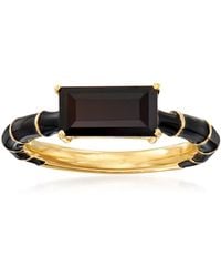 Ross-Simons - Onyx And Enamel Ring - Lyst