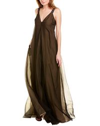 Brunello Cucinelli Silk Gown - Black
