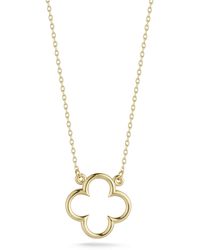 Ember Fine Jewelry - Clover Necklace - Lyst